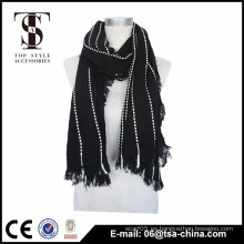 Moda nueva bufanda de diseño para el invierno, fibras de acrílico tejido cómodo Bufanda